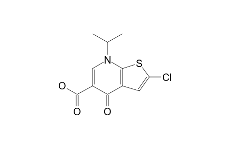 2-CHLORO-7-(2-PROPYL)-4,7-DIHYDRO-4-OXOTHIENO-[2.3-B]-PYRIDINE-5-CARBOXYLATE