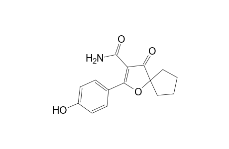 2-(4-Hydroxyphenyl)-4-oxo-1-oxaspiro[4.4]non-2-ene-3-carboxylic Acid Amide