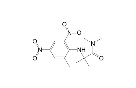 Propanamide, N,N,2-trimethyl-2-[(2-methyl-4,6-dinitrophenyl)amino]-