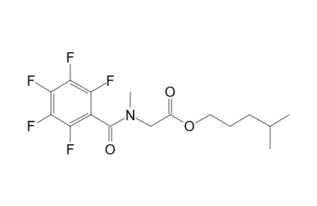 Sarcosine, N-pentafluorobenzoyl-, isohexyl ester