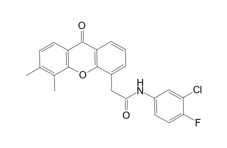 N-(3-chloro-4-fluorophenyl)-2-(5,6-dimethylxanthone-4-yl)-acetamide