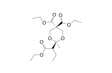 5,5-BIS-(ETHYLOXYCARBONYL)-2-[1-ETHYLOXYCARBONYLPROPYL]-2-METHYL-1,3-DIOXANE