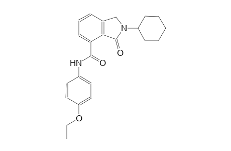 2-cyclohexyl-N-(4-ethoxyphenyl)-3-oxo-4-isoindolinecarboxamide