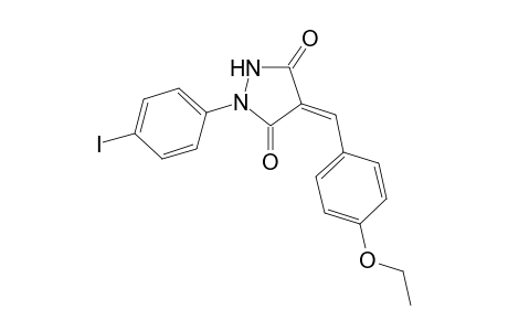 4-(4-Ethoxy-benzylidene)-1-(4-iodo-phenyl)-pyrazolidine-3,5-dione