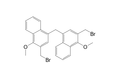 2-(bromomethyl)-4-[[3-(bromomethyl)-4-methoxy-1-naphthalenyl]methyl]-1-methoxynaphthalene