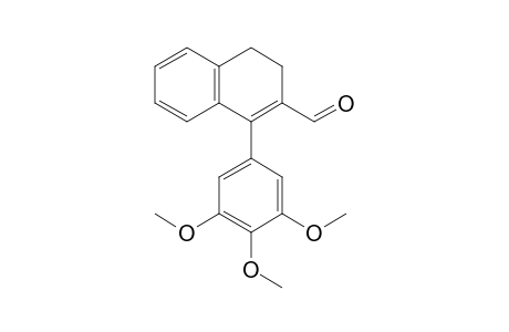 1-(3,4,5-Trimethoxyphenyl)-3,4-dihydronaphthalene-2-carboxaldehyde