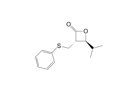trans-4-(1-Methylethyl)-3-[(phenylthio)methyl]-1-oxetan-2-one