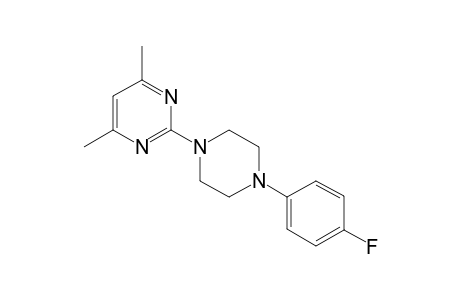 2-[4-(4-fluorophenyl)piperazin-1-yl]-4,6-dimethylpyrimidine