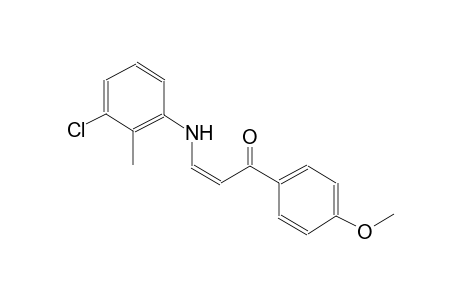 2-propen-1-one, 3-[(3-chloro-2-methylphenyl)amino]-1-(4-methoxyphenyl)-, (2Z)-