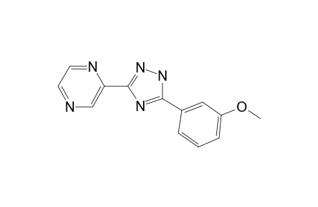 2-[5-(3-Methoxyphenyl)-1H-1,2,4-triazol-3-yl]pyrazine