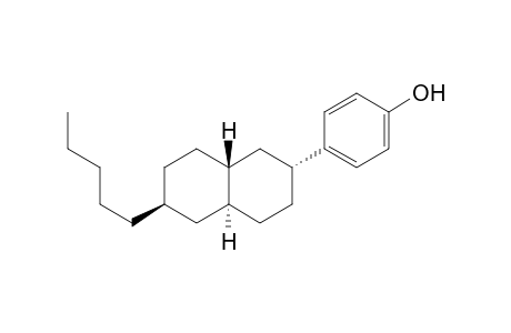 Phenol, 4-(decahydro-6-pentyl-2-naphthalenyl)-, (2.alpha.,4a.alpha.,6.beta.,8a.beta.)-