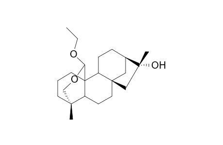 16.alpha.-Hydroxy-19,20-epoxy-20R*-ethoxykaurane