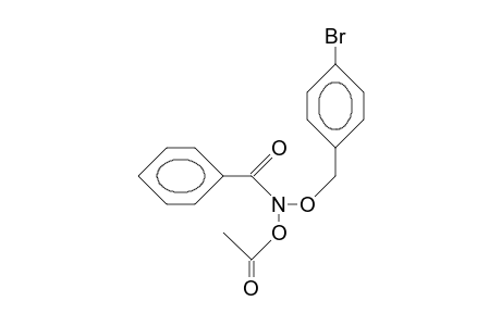 N-Acetoxy-benzohydroxamic acid, P-bromo-benzyl ester