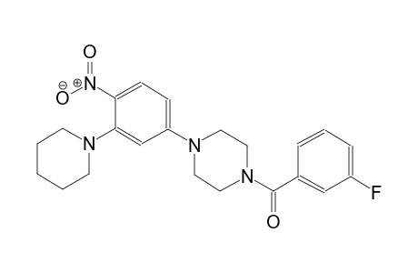 piperazine, 1-(3-fluorobenzoyl)-4-[4-nitro-3-(1-piperidinyl)phenyl]-