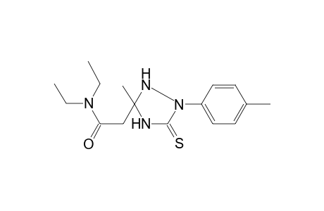 Acetamide, N,N-diethyl-2-(3-methyl-5-thioxo-1-p-tolyl-[1,2,4]triazolidin-3-yl)-