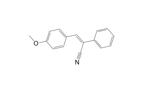 (2Z)-3-(4-Methoxyphenyl)-2-phenyl-2-propenenitrile