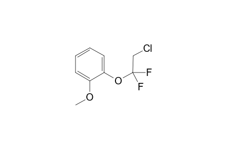 .beta.-Chloro-.alpha.,.alpha.-difluoroethyl o-methoxylphenyl ether
