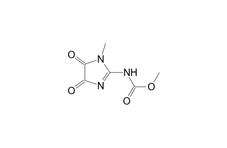 Carbamic acid, (4,5-dihydro-1-methyl-4,5-dioxo-1H-imidazol-2-yl)-, methyl ester