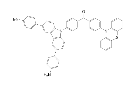 (4-(10H-phenothiazin-10-yl)phenyl)(4-(3,6-bis(4-aminophenyl)-9H-carbazol-9-yl)phenyl)methanone