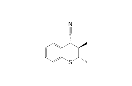 2H-1-Benzothiopyran-4-carbonitrile, 3,4-dihydro-2,3-dimethyl-, (2.alpha.,3.beta.,4.alpha.)-