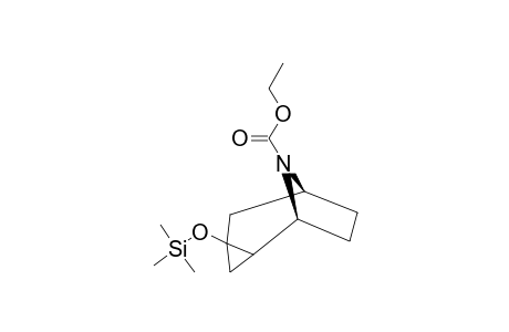 2,3-CYCLOPROPANE-3-TRIMETHYLSILYLOXY-8-AZA-BICYCLO-[3.2.1]-OCTANE-8-CARBOXYLIC-ACID-ETHYLESTER