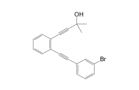 4-(2-((3-bromophenyl)ethynyl)phenyl)-2-methylbut-3-yn-2-ol