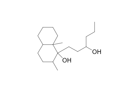1-Naphthalenepropanol, decahydro-1-hydroxy-2,8a-dimethyl-.alpha.-propyl-