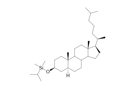 Silane, [[(3.beta.,5.alpha.)-cholestan-3-yl]oxy]dimethyl(1-methylethyl)-