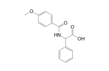 Benzeneacetic acid, .alpha.-[(4-methoxybenzoyl)amino]-