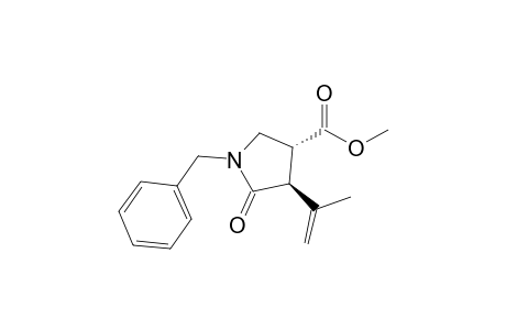 (3R,4S)-1-benzyl-4-isopropenyl-5-keto-pyrrolidine-3-carboxylic acid methyl ester