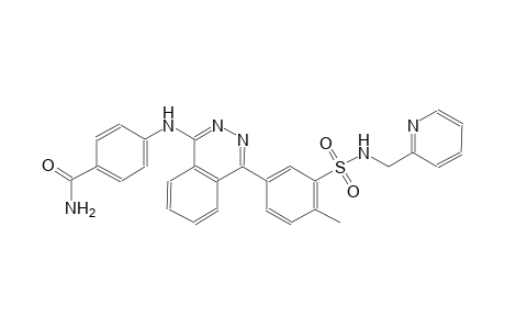 benzamide, 4-[[4-[4-methyl-3-[[(2-pyridinylmethyl)amino]sulfonyl]phenyl]-1-phthalazinyl]amino]-