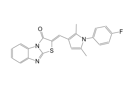 (2Z)-2-{[1-(4-fluorophenyl)-2,5-dimethyl-1H-pyrrol-3-yl]methylene}[1,3]thiazolo[3,2-a]benzimidazol-3(2H)-one