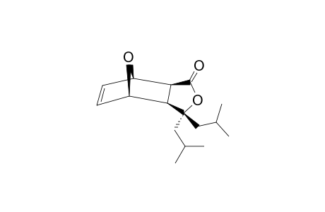 5,5-Diisobutyl-4,10-dioxa-exo-tricyclo-[5.2.0(2,6)]-dec-8-en-3-one