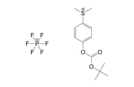 Sulfonium, [4-[[(1,1-dimethylethoxy)carbonyl]oxy]phenyl]dimethyl-,hexafluorophosphate(1-)