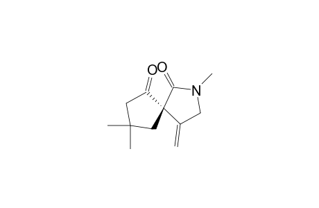 2,8,8-Trimethyl-4-methylene-2-azaspiro[4.4]nonan-1,6-dione