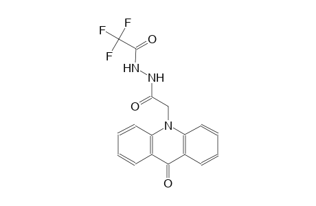 2,2,2-Trifluoro-N'-[(9-oxo-10(9H)-acridinyl)acetyl]acetohydrazide