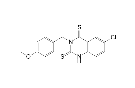 6-Chloro-3-(4-methoxybenzyl)quinazoline-2,4(1H,3H)-dithione