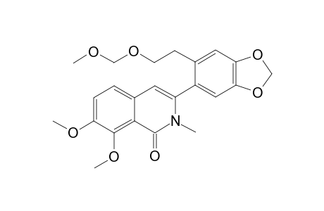 7,8-Dimethoxy-3-[6-(2-methoxymethoxyethyl)benzo[13]dioxol-5-yl]-2-methyl-2H-isoquinolin-1-one