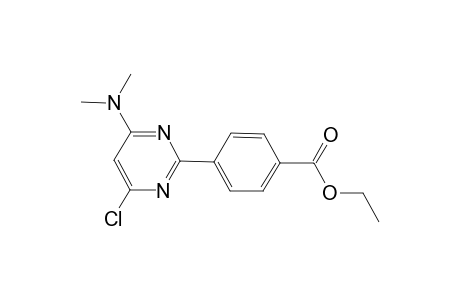 Ethyl 4-(4-chloro-6-(dimethylamino)pyrimidin-2-yl)benzoate