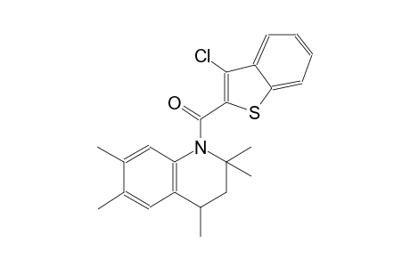 1-[(3-chloro-1-benzothien-2-yl)carbonyl]-2,2,4,6,7-pentamethyl-1,2,3,4-tetrahydroquinoline