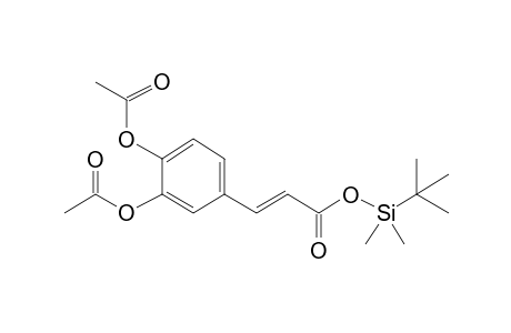 (E)-4-(3-((Tert-butyldimethylsilyl)oxy)-3-oxoprop-1-en-1-yl)-1,2-phenylene diacetate