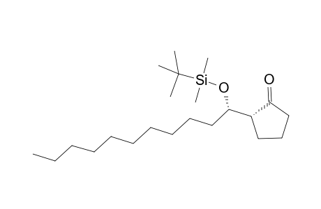 (2R)-2-[1'-(S)-tert-Butyldimethylsiloxyundecyl]cyclopentanone isomer