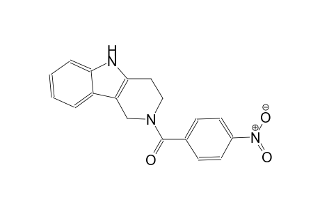 1H-pyrido[4,3-b]indole, 2,3,4,5-tetrahydro-2-(4-nitrobenzoyl)-