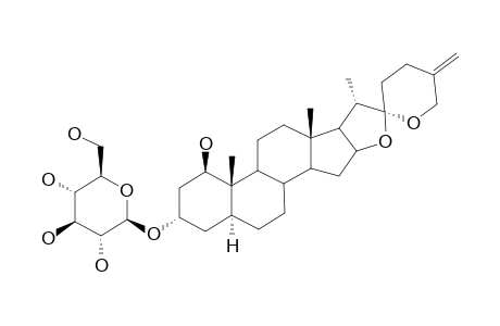 5-ALPHA-SPIROST-25(27)-ENE-1-BETA,3-ALPHA-DIOL-3-O-BETA-D-GLUCOPYRANOSIDE
