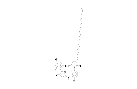 2-Chloro-N-[1-(2,4,6-trichlorophenyl)-5(4H)-oxo-3-pyrazolyl]-5-[3-(17-octadecenyl)-2,5-dioxo-1-pyrrolidinyl]aniline