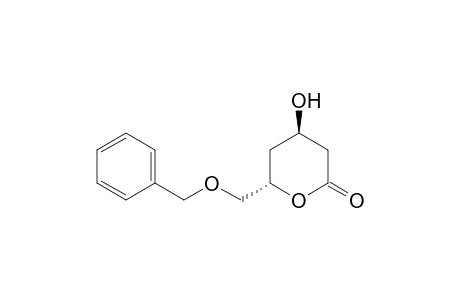 (4R,6S)-4-hydroxy-6-(phenylmethoxymethyl)-2-oxanone