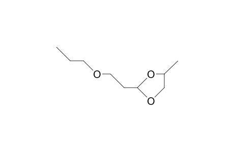 cis-4-Methyl-2-(2-propoxy-ethyl)-1,3-dioxolane