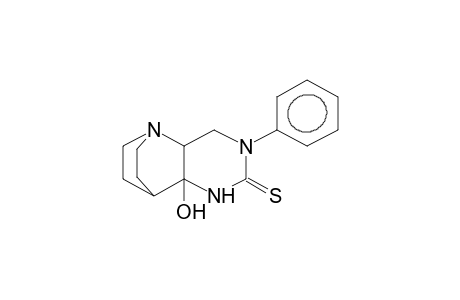 4-PHENYL-5-THIO-7-HYDROXY-1,4,6-TRIAZATRICYCLO[6.2.2.0(2,7)]DODECANE
