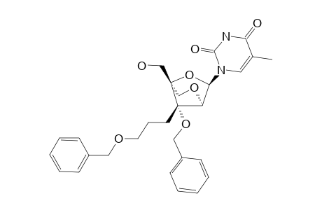 (1S,3R,4R,7S)-7-BENZYLOXY-7-(3-BENZYLOXY)-PROPYL-1-HYDROXYMETHYL-3-(THYMIN-1-YL)-2,5-DIOXABICYCLO-[2.2.1]-HEPTANE