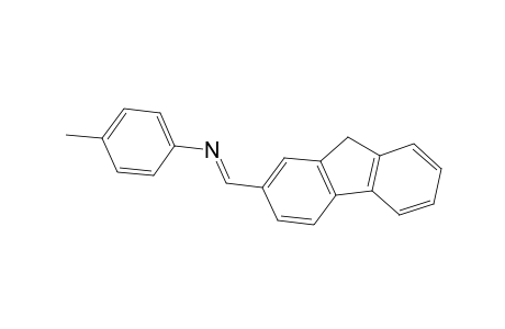N-[(E)-9H-Fluoren-2-ylmethylidene]-4-methylaniline